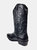 Mens High Clive Western Cowboy Boots (Black)