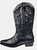 Mens High Clive Western Cowboy Boots (Black)