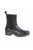 Womens/Ladies Leather Ankle Boots - Black - Black