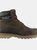 Woodland Mens 6 Eye Padded Utility Boots - Brown