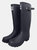 Woodland Unisex Quality Strap Regular Wellington Boots - Navy Blue