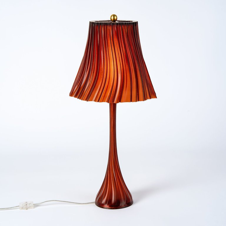 Pleat Lamp - Amber