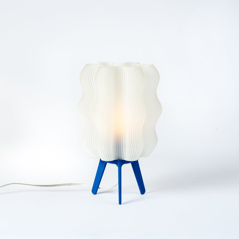 Wavy Lamp - Cobalt