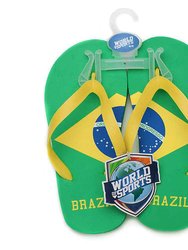 World of Sports Flip-Flops - Brazil - Small - Green