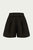 Blanche Silk Dupion Shorts In Coffee