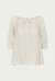 Eulalie Silk-Cotton Crepe Blouse In Pumice