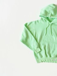 Adult Hand Dyed Hoodie In Green - Green