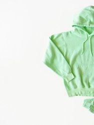 Adult Hand Dyed Hoodie In Green