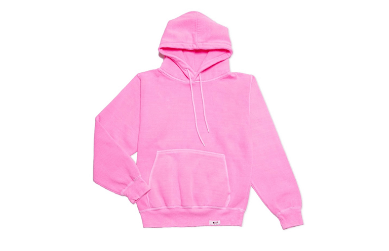 Adult Hand Dyed Hoodie In Pink