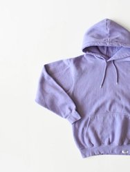 Adult Hand Dyed Hoodie In Purple - Purple