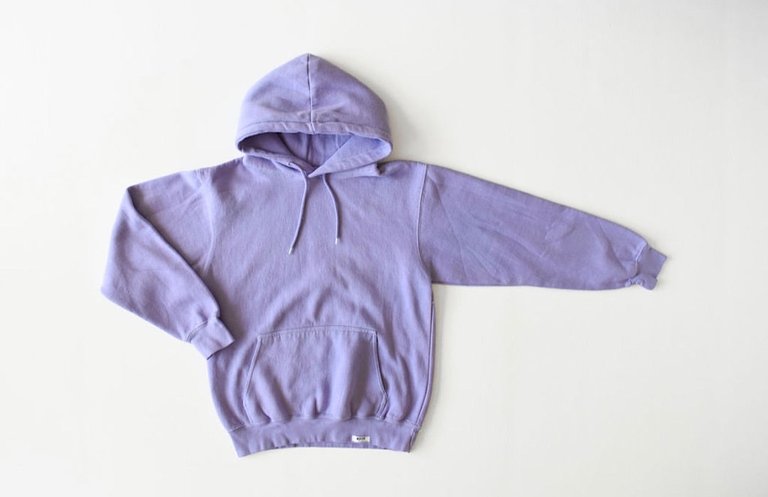 Adult Hand Dyed Hoodie In Purple - Purple