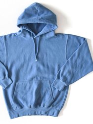 Adult Hoodie in Garment Dyed Blue - Blue