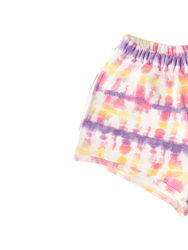 Adult Sweat Shorts - Sunset Tie Dye