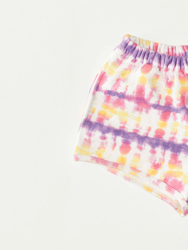 Adult Sweat Shorts - Sunset Tie Dye