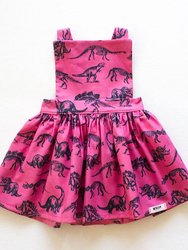 Baby Pinafore Dress in Dino - Dino