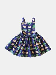 Baby Pinafore Dress - Hedgehogs