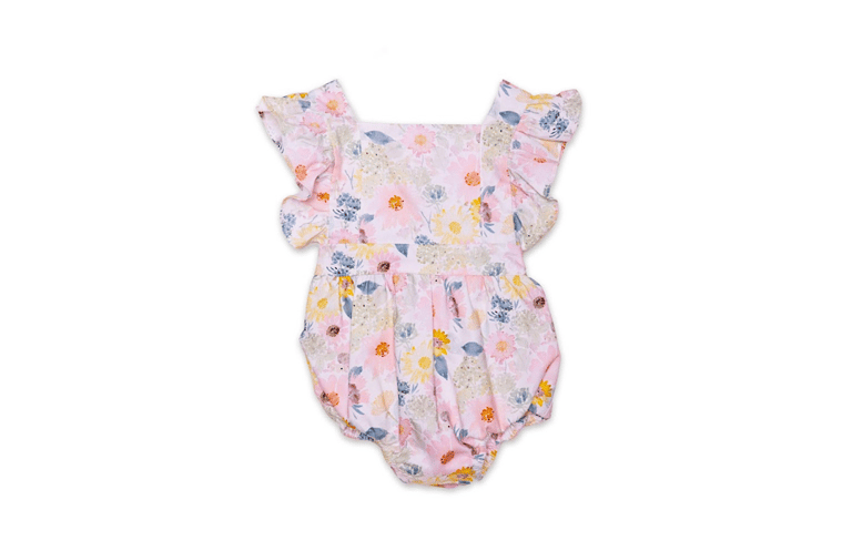 Bubble Romper In Blooming - Blooming