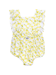 Bubble Romper In Lemons