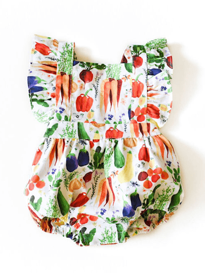 Worthy Threads Bubble Romper In Veggies product