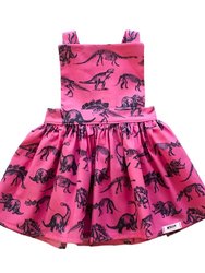 Girls Pinafore Dress in Dino - Dino