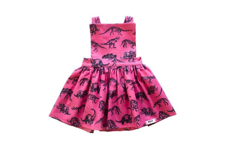 Girls Pinafore Dress in Dino - Dino