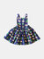 Girls Pinafore Dress in Hedgehogs - Hedgehogs