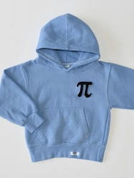 Kids Hand Dyed Hoodie In Blue - Blue