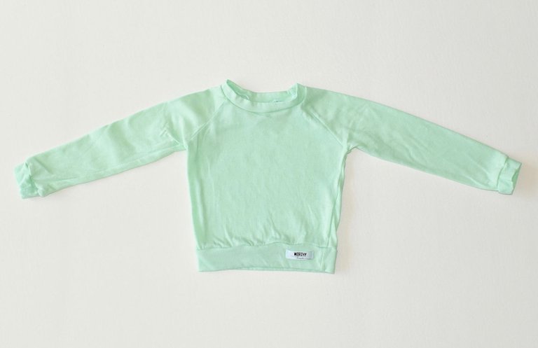 Kids Lightweight Raglan Shirt - Green