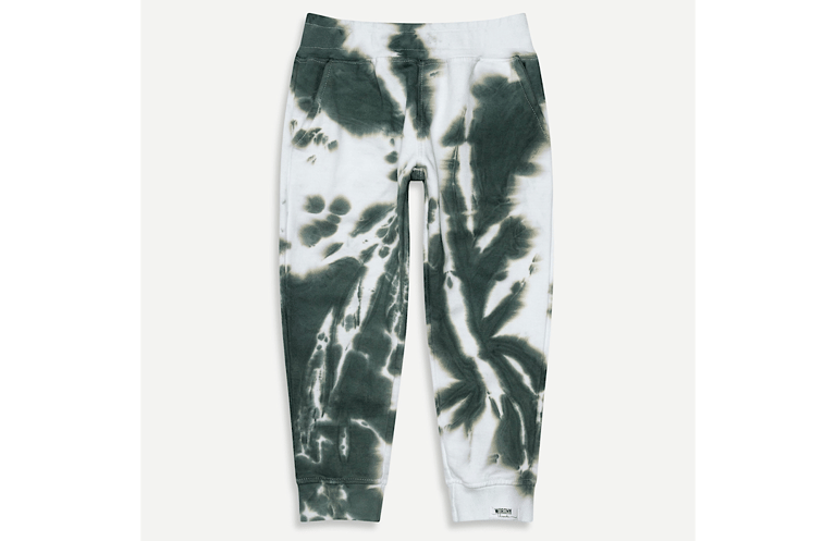 Kids Tie Dye Joggers - Dark Green