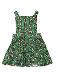 Pinafore Dress In Herbs - Herbs