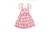 Ruffle Sleeve Dress In Strawberries