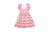 Ruffle Sleeve Dress In Strawberries - Strawberries