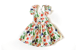 Ruffle Sleeve Dress In Veggies - Veggie Print