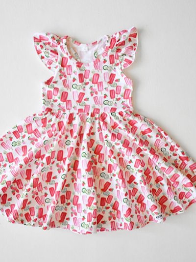 Worthy Threads Ruffle Twirly Dress In Popsicles product