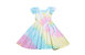 Ruffle Twirly Dress - Pastel Tie Dye