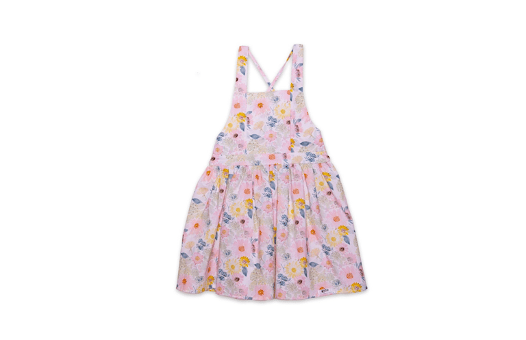 Tie Back Dress In Blooming - Blooming