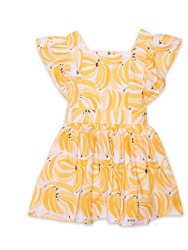 Vintage Inspired Dress In Bananas - Bananas