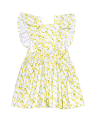 Vintage Inspired Dress In Lemons
