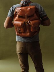 Leather Rucksack Backpack