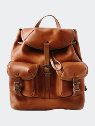 Leather Rucksack Backpack