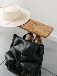 Leather Rucksack Backpack