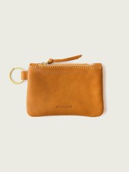 Leather Zip Key Pouch