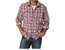 Men's Long Sleeve Western Shirt In Red - Red