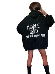 'Middle' Painted Hoodie