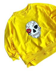 Sugar Skull Painted Sweatshirt