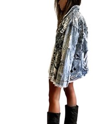 Graffiti Girl' Denim Jacket