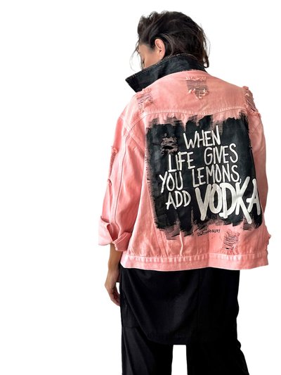 Wren + Glory 'Vodka Please' Denim Jacket product