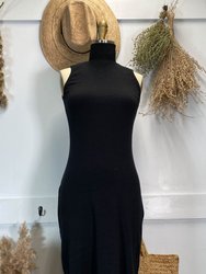 Twiggy Turtleneck Dress - Black