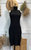 Twiggy Turtleneck Dress - Black