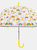 X-Brella Childrens/Kids Rainbow Dome Umbrella (One Size) - Clear/Yellow